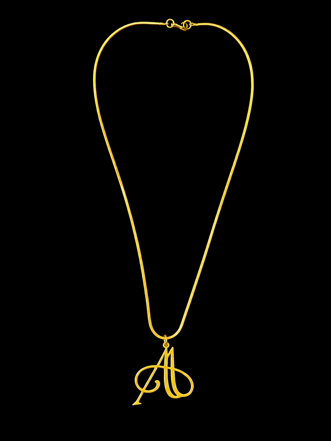 ‘A’ pendant necklace  thumbnail 2