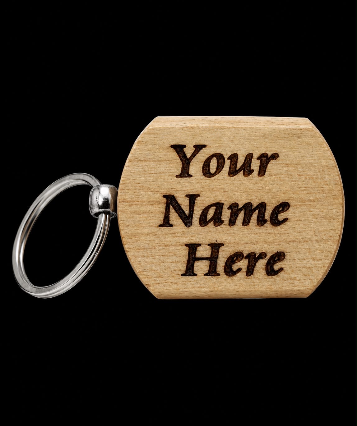 Wooden Customized Keychain