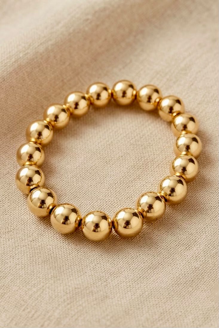Golden Beads Bracelet