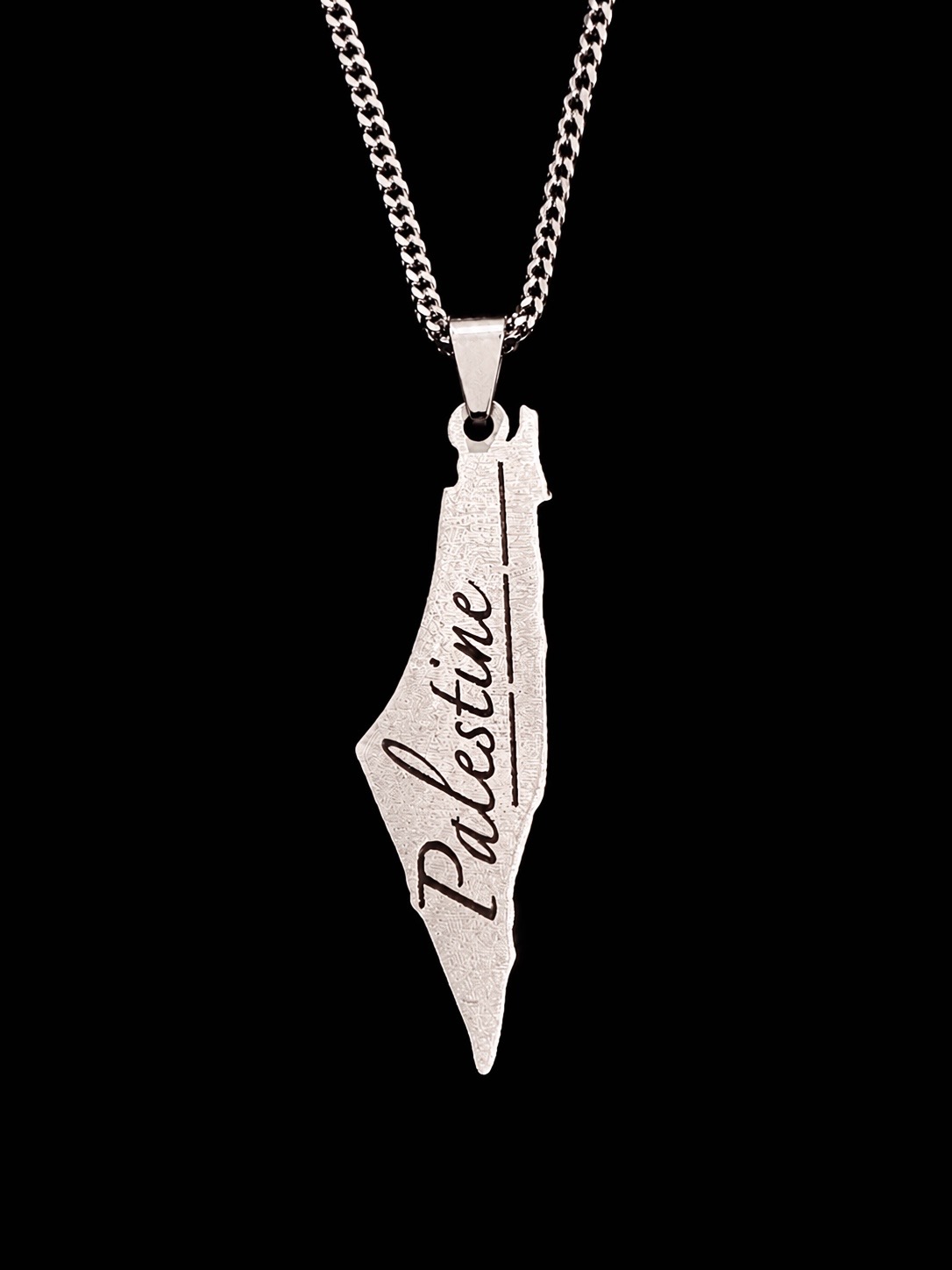 Palestine Map Pendant 