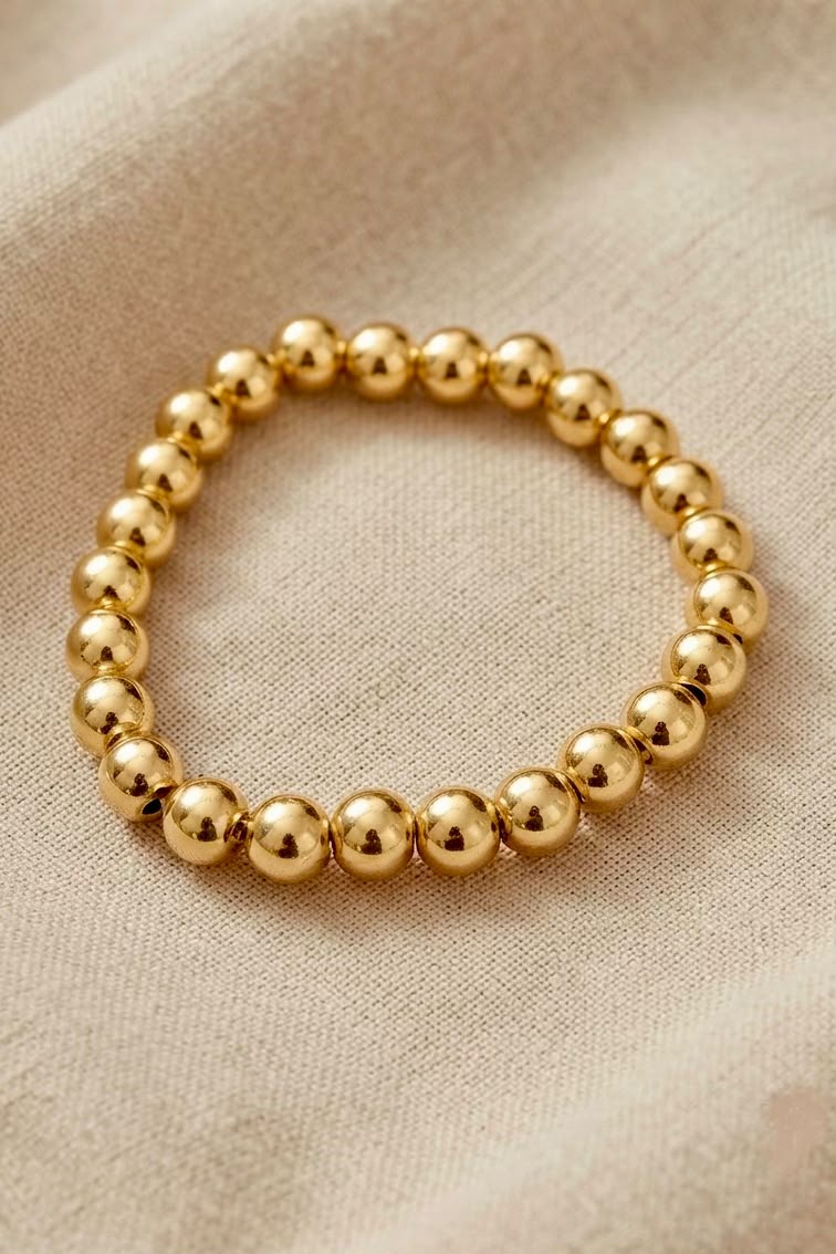 Golden Beads Bracelet