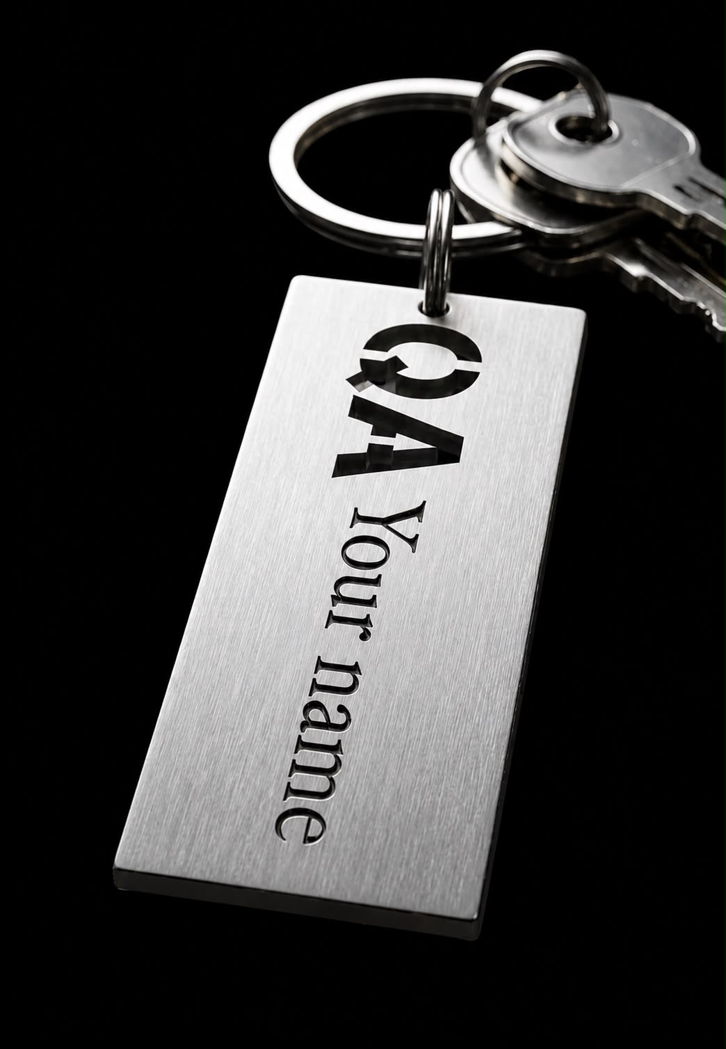 SS Customized  Cutout Keychain