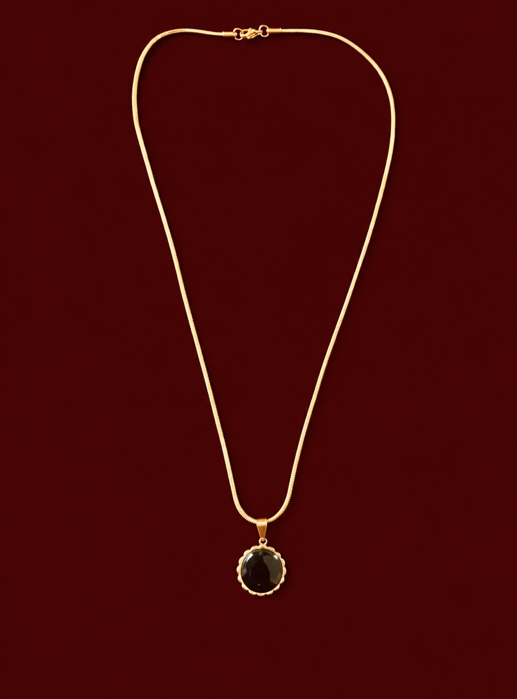 Black Sunburst Pendant thumbnail 2